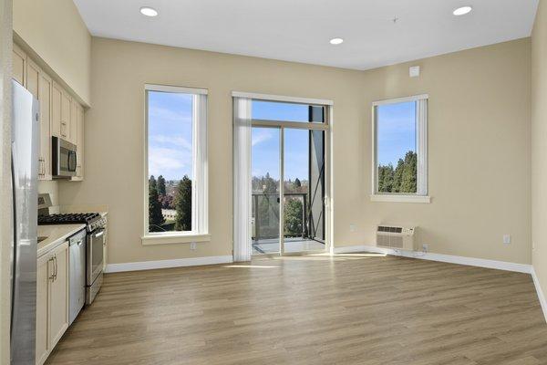 Living Room with Balcony