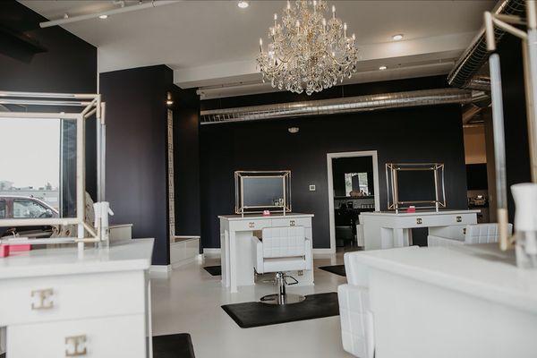 Bella's styling space. Where the Bella team creates an individualized experience.