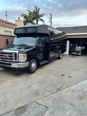 20 passenger party bus