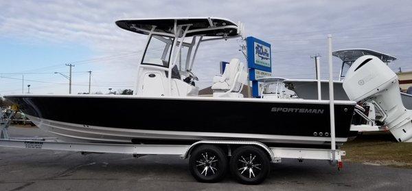 Sportsman 267 custom white Yamaha 300 Four Stroke