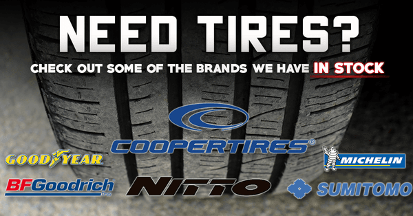 Largest Selection of tires in the area!