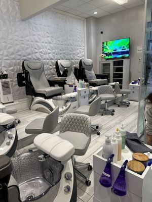 Pedicure area