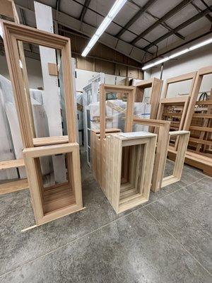 Clean modern wood windows, just one of our many specialties.