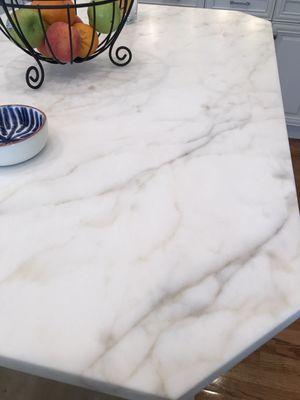 Beautiful marble counter tops