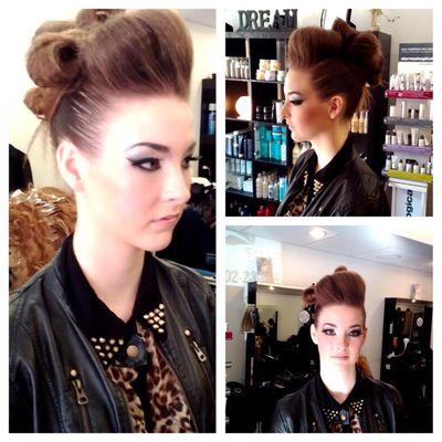 Makeup and updo by Myly Artistic