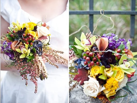 Minneapolis wedding photographer, Michelle Tanner Photography, captures the beauty of these bridal flowers.