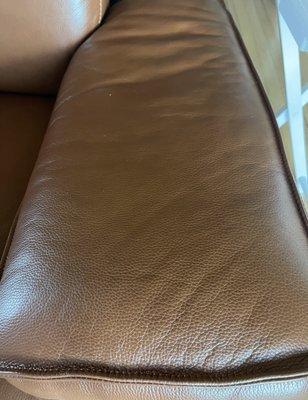 Wrinkled leather