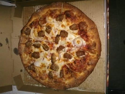 Sausage pizza