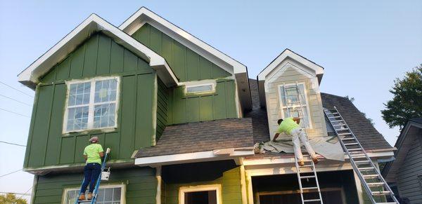 Exterior Painting Downtown Charlotte