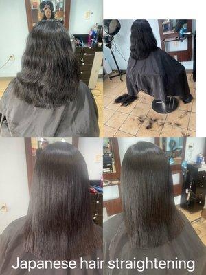 Japanese hair straightening by Selina