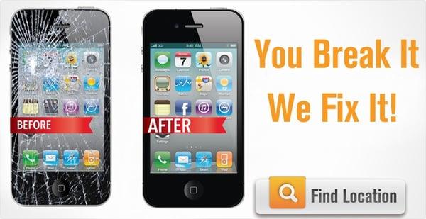 We fix your broken iPhone,iPad,iPod and smartphones...