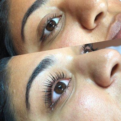 Lash lift by @beautybyaubriepark