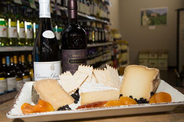 Let us help you with cheese and wine pairing.