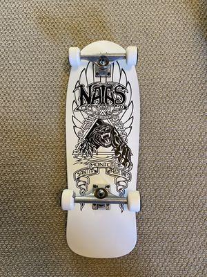 Natas Kaupas reissue with Indy's, OJ elite wheels, and bones red bearings.