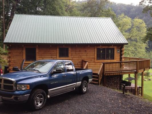 Parking side of cabin