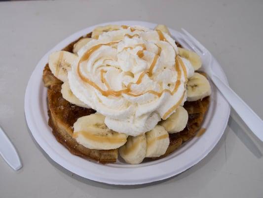 Mochi Banana Waffle - dessert too!