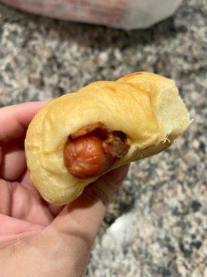 Bacon sausage roll