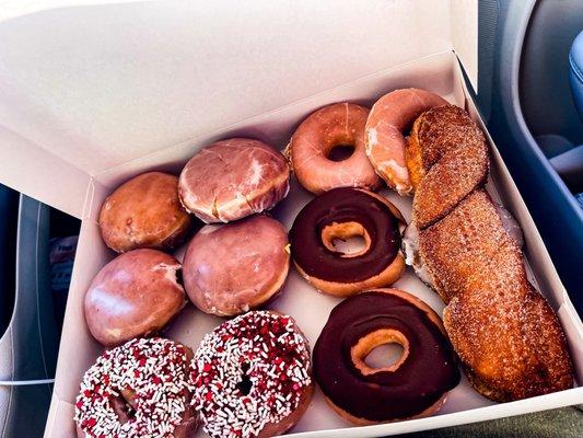 1dozen assorted donuts