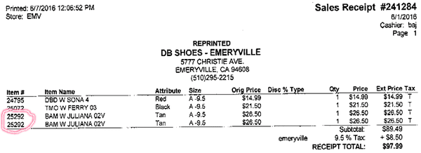 One same item being charged twice and could not get refunded.