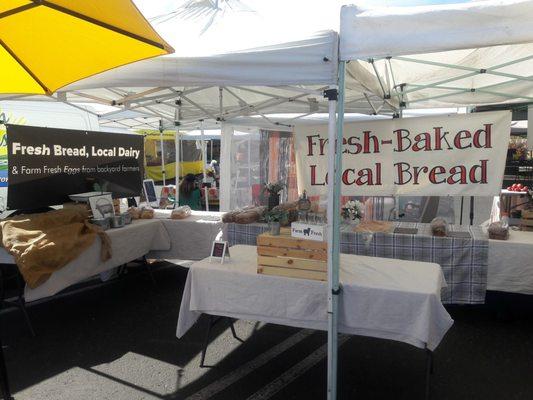 Locally baked bread and local duck eggs here!