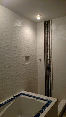 Opulenza- Posh Wave dimensional tile- stunning!