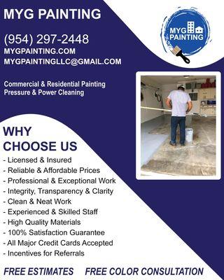 MyG Painting Services (954)297-2448