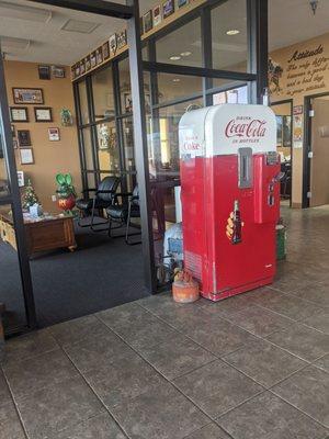 Vintage Coca Cola machine