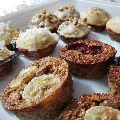 Gluten-free muffins and banana baked oatmeal muffin cups