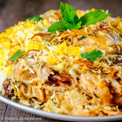 Chicken biriyani