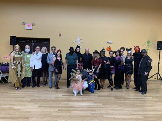 Halloween dance party