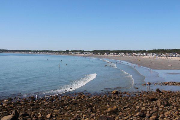 Beautiful Long Sands Beach is a short 5 minute walk from the Inn at Ridge Road.