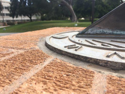 Sundial Statue at CSUN