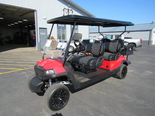 New 2024 Vivid EV Peak 6 passenger golf cart