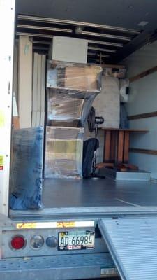 Loading a rental Truck