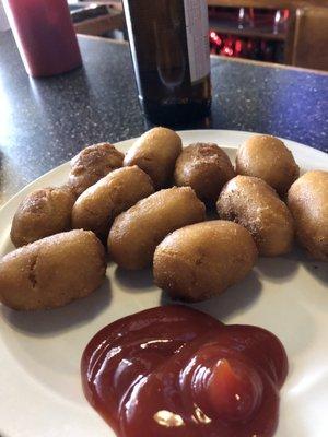 Pretty good mini corndogs.