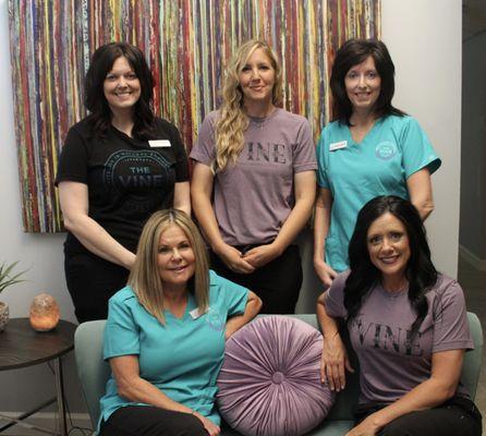 Meet our staff. 
Amber, Crystal, Beverly, Jenna and Sommer.