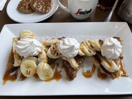 Banana bread French toast