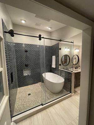 Whole bathroom remodel!