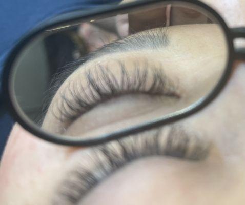 Classic eyelash extensions