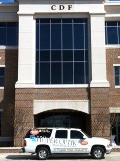 Huper Optik window film install at CDF - Tupelo, MS