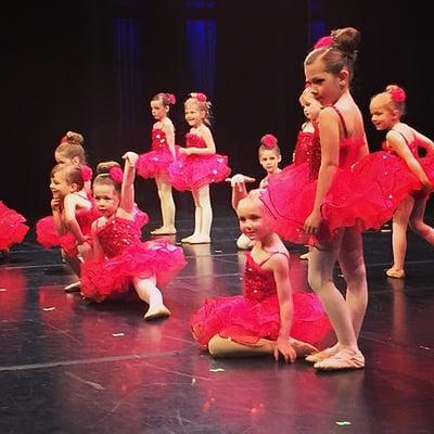 One of our tutu princess classes during the 2015 recital