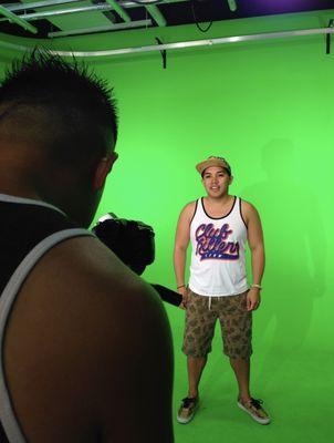 John Cha shooting DJ Earwaxxx Promo!