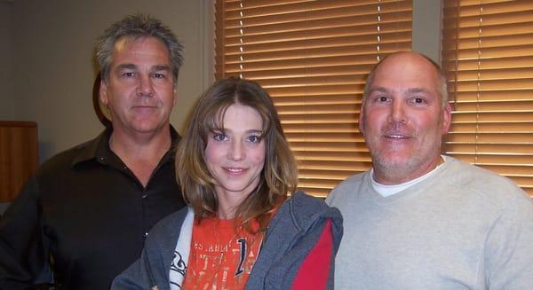 Melissa with Frank & Robert Meissner