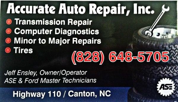 Accurate Auto Repair Inc.