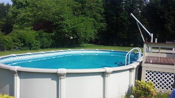 Interested in an above ground pool? Paradise has you covered.