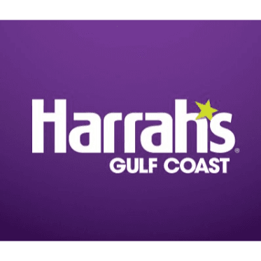 Logo of Harrah's Gulf Coast.