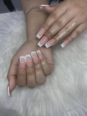 Double classic French tips