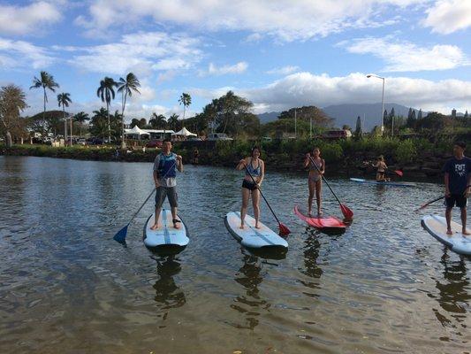 Haleiwa Standup paddle session