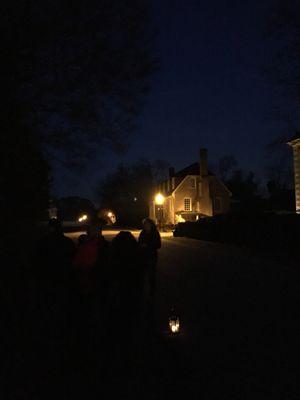 Ghost walk along Main Street