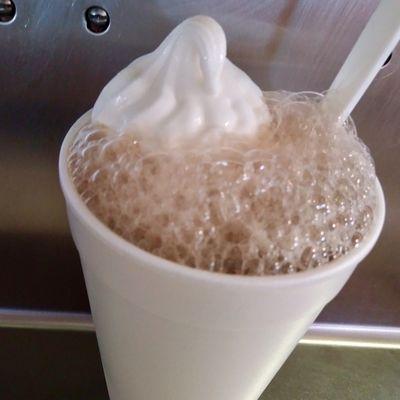 Root Beer Float!! Also available in Pepsi, Dr. Pepper & Diet Pepsi